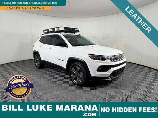 Bright White Clearcoat 2022 Jeep Compass Latitude Lux