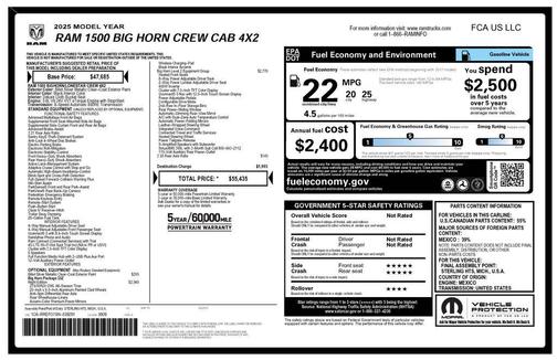 2025 RAM 1500 Big Horn/Lone Star