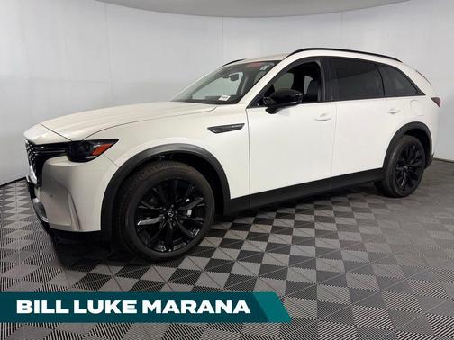 Rhodium White Premium 2025 Mazda CX-90 PHEV Premium Sport