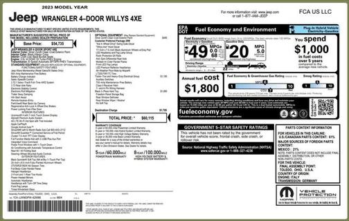 2023 Jeep Wrangler 4xe Willys