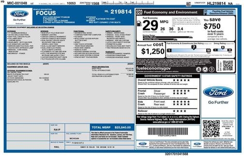 2017 Ford Focus Titanium