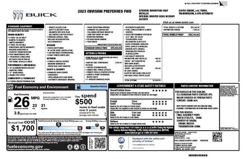 2023 Buick Envision Preferred FWD