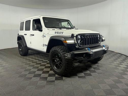 Bright White Clearcoat 2024 Jeep Wrangler 4xe Willys