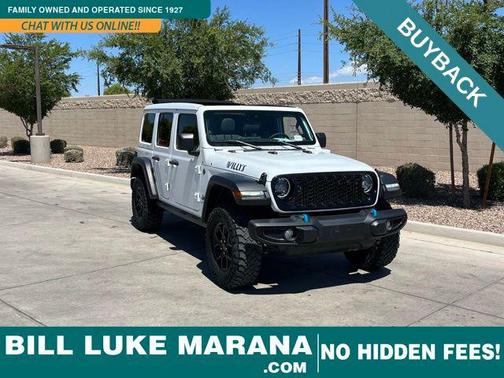 Bright White Clearcoat 2024 Jeep Wrangler 4xe Willys