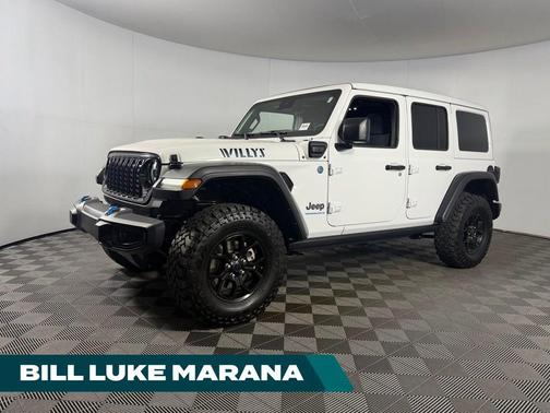 Bright White Clearcoat 2024 Jeep Wrangler 4xe Willys