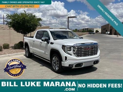 White Frost Tricoat 2024 GMC Sierra 1500 Denali