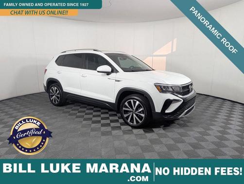White 2024 Volkswagen Taos 1.5T SE