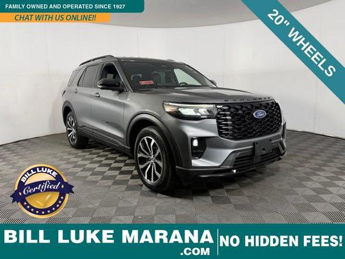 Gray Metallic 2025 Ford Explorer ST-Line
