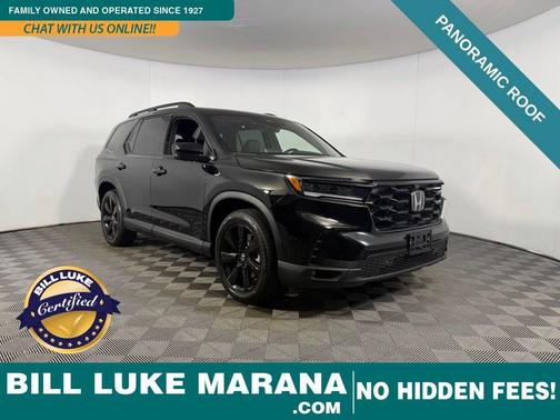 Crystal Black Pearl 2025 Honda Pilot Black Edition