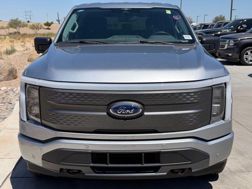 Silver Metallic 2023 Ford F-150 Lightning XLT