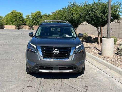 Gun Metallic 2025 Nissan Pathfinder Platinum 4WD