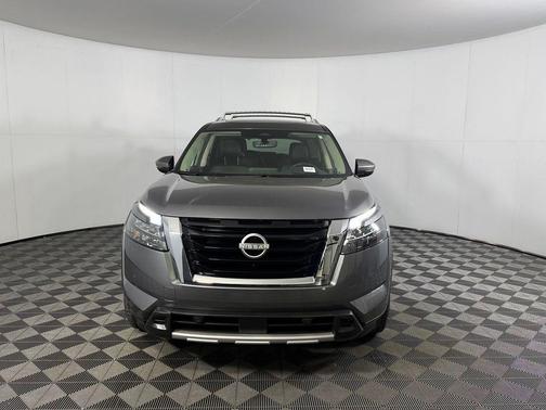 Gun Metallic 2025 Nissan Pathfinder Platinum 4WD