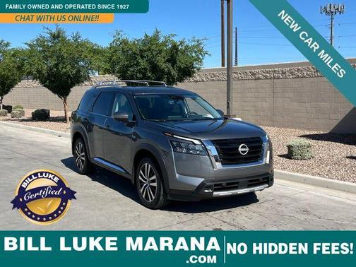 Gun Metallic 2025 Nissan Pathfinder Platinum 4WD
