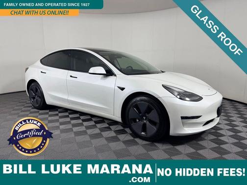 Pearl White Multi-Coat 2021 Tesla Model 3 Standard Range Plus
