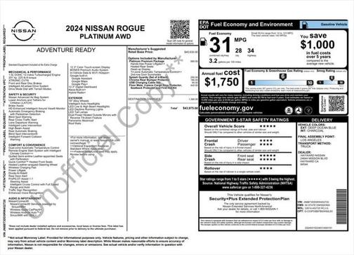 2024 Nissan Rogue Platinum