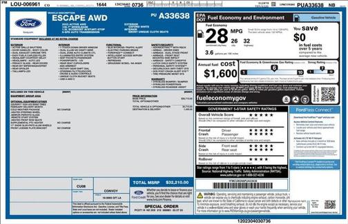 2023 Ford Escape Active