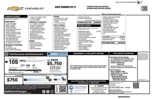 2025 Chevrolet Equinox EV LT