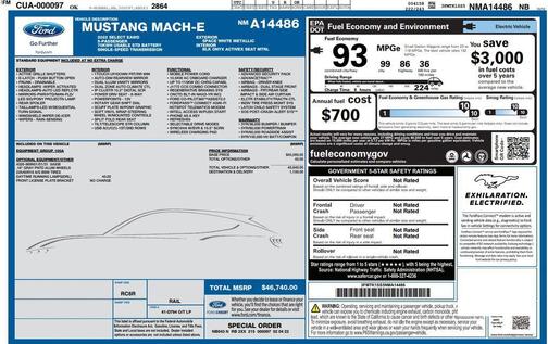 2022 Ford Mustang Mach-E Select