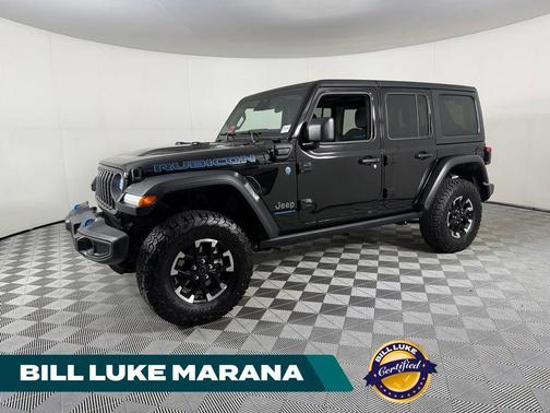 Black Clearcoat 2025 Jeep Wrangler 4xe Rubicon