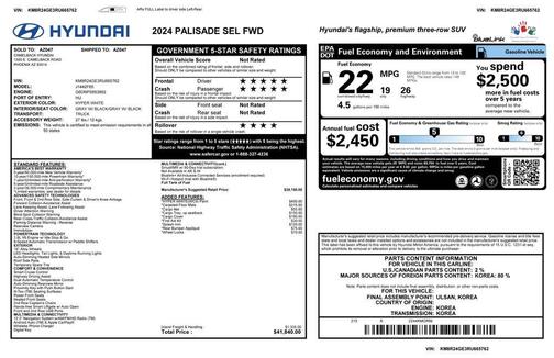 2024 Hyundai PALISADE SEL