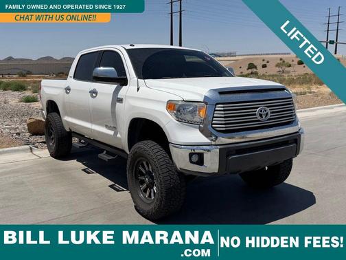 Super White 2017 Toyota Tundra Limited