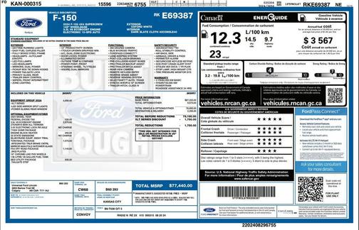 Oxford White 2024 Ford F-150 XLT