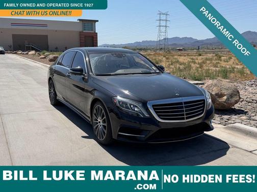 Blue 2015 Mercedes-Benz S-Class S 550