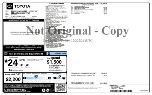 2025 Toyota Grand Highlander Limited