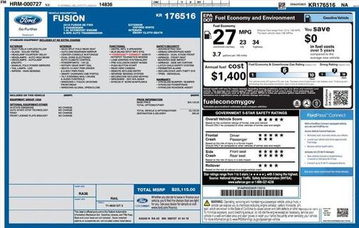 2019 Ford Fusion SE
