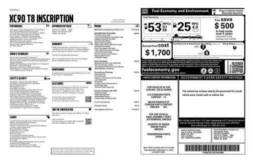 2016 Volvo XC90 Hybrid T8 Inscription
