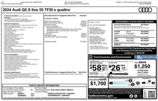 2024 Audi Q5 e 55 S line Premium Plus