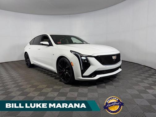 Summit White 2025 Cadillac CT5 Sport