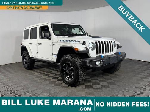 Bright White Clearcoat 2022 Jeep Wrangler Unlimited 4xe Rubicon