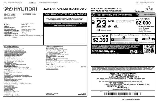 2024 Hyundai SANTA FE Limited