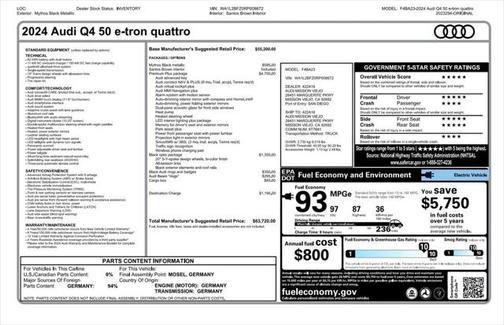 2024 Audi Q4 e-tron Premium Plus 50 quattro