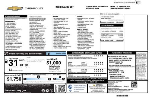 2024 Chevrolet Malibu FWD 2LT