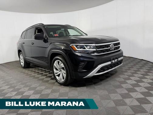 Deep Black Pearl 2023 Volkswagen Atlas 3.6L SE w/Technology