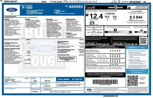 Oxford White 2025 Ford F-150 XLT