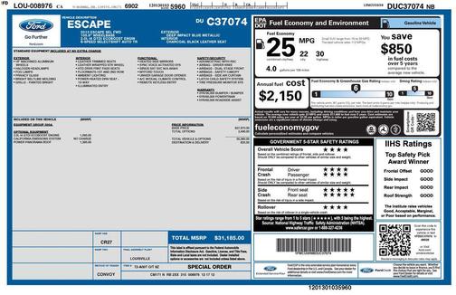 2013 Ford Escape SEL