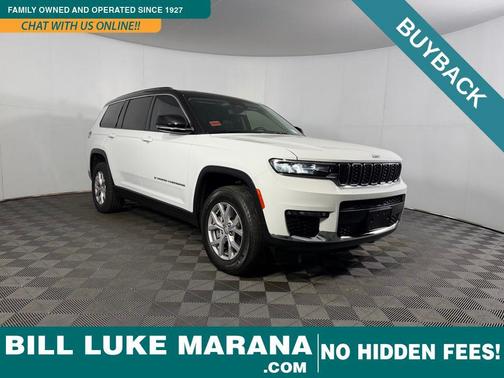 Bright White Clearcoat 2022 Jeep Grand Cherokee L Limited