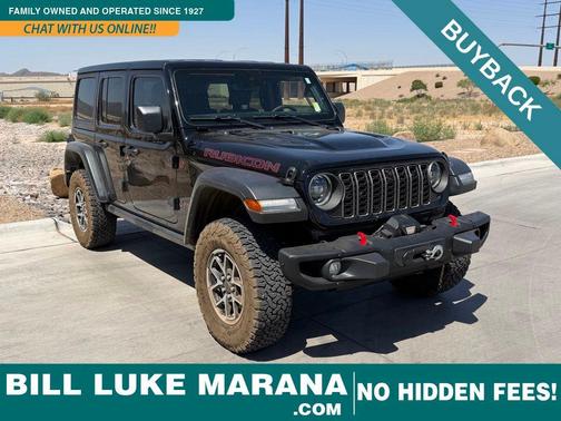 Black Clearcoat 2024 Jeep Wrangler Rubicon