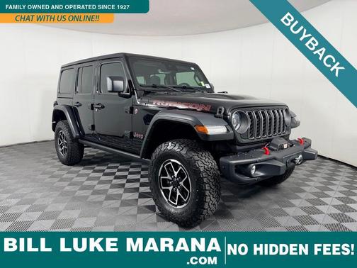 Black Clearcoat 2024 Jeep Wrangler Rubicon