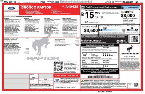 2025 Ford Bronco Raptor