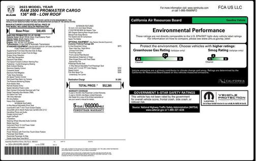2023 RAM ProMaster 2500 Base
