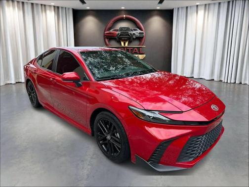 Supersonic Red 2025 Toyota Camry SE