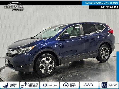 Obsidian Blue Pearl 2018 Honda CR-V EX