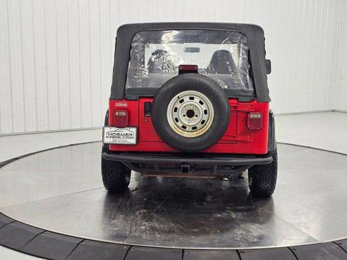 Flame Red 1997 Jeep Wrangler SE