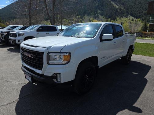 Summit White 2022 GMC Canyon Elevation