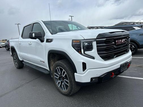 Summit White 2025 GMC Sierra 1500 AT4