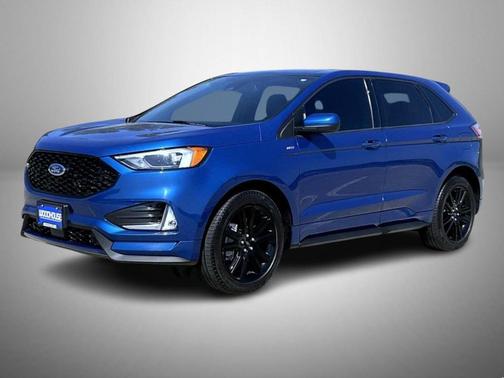Atlas Blue Metallic 2023 Ford Edge ST Line